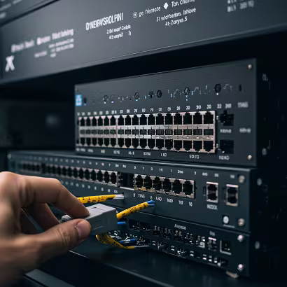 Asignación de puertos de switch y direcciones IP